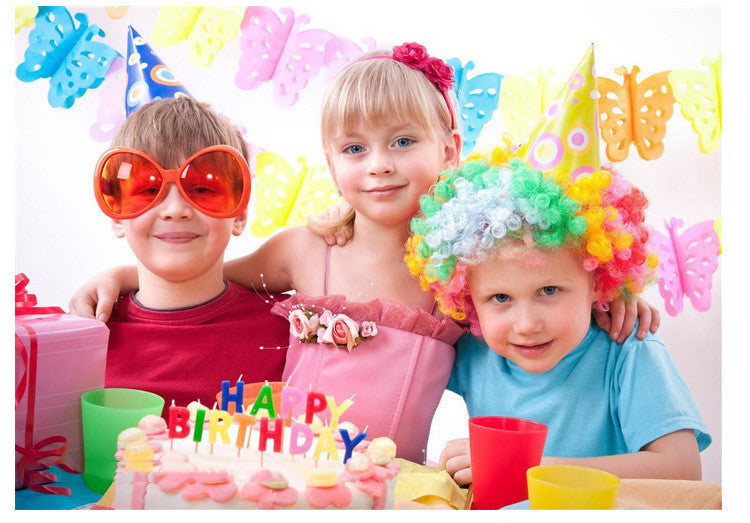 Colorful Birthday Cake 3d Paper Carving Greeting Card