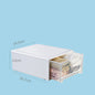 Drawer Type Plastic Transparent Wardrobe Storage Box Finishing
