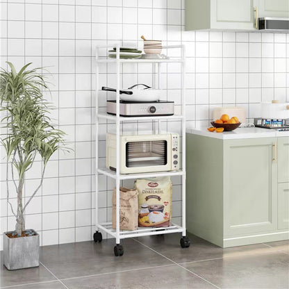 Kitchen Shelf Trolley Floor Multi-layer Household Storage Rack