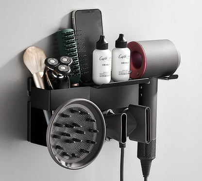 Curling Rod Storage Rack Free Punch Wall-mounted