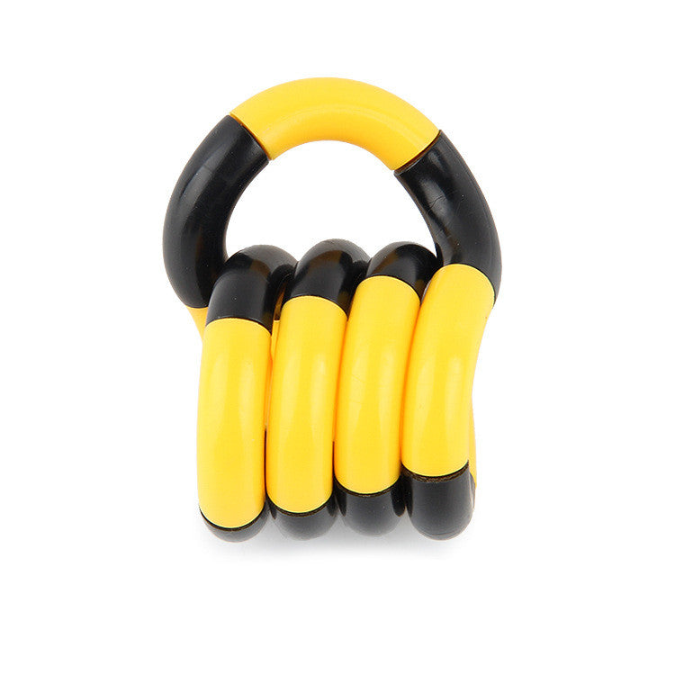 Twisted Ring Fidget Magic Trick Rope Tange Fidget Toy Creative DIY Winding Leisure Education Stress Relief Decompression Toy