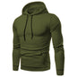 Casual Fashion Plus Size Solid Color Hooded Sweater