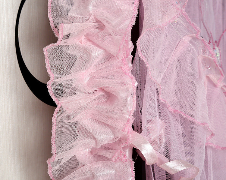 TV Hood LCD TV Bezel Adding Yarn Before And After