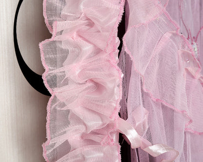 TV Hood LCD TV Bezel Adding Yarn Before And After