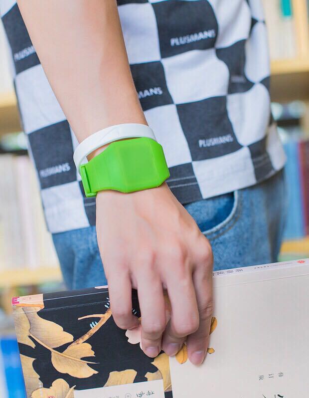 Fashion Simple Touch Screen Square Electronic Watch