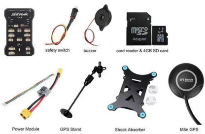 Pixhawk 2.4.8 Flight Control Shock Absorber Bracket M8N GPS Power Module