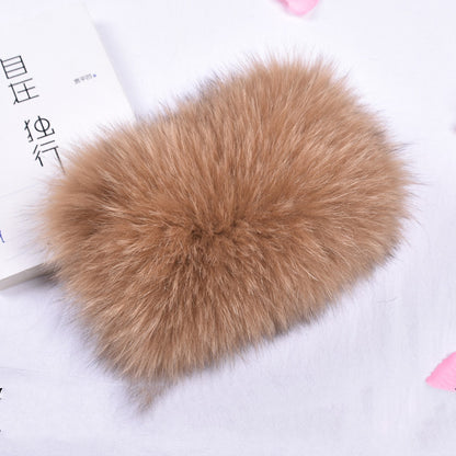 Fall Winter Stretch Wool Scarf With Headgear