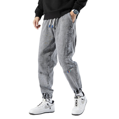 Jeans Men's Japanese Style Workwear Plus Size Harem