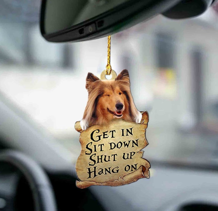 Car Pendant Sleeping Dog Angel Home Decor Acrylic Showcase Hanging Ornaments For Doors