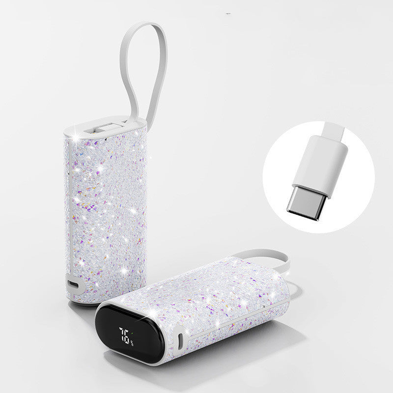 Super Fast Charging With Built-in Cable 10000mA