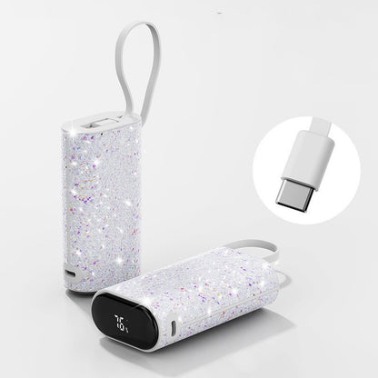 Super Fast Charging With Built-in Cable 10000mA