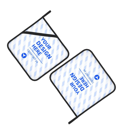 Two-Piece Set Of Square Insulated Pot Holders