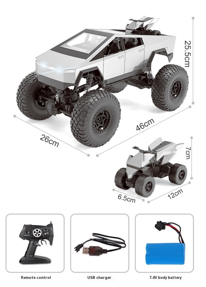 Oversized Cyberpickup Rock Crawler High-speed Full-time Four-wheel Drive Off-road Vehicle