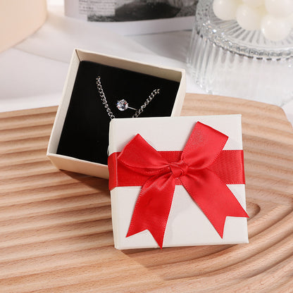 Bow Necklace Earrings Packaging Gift Box