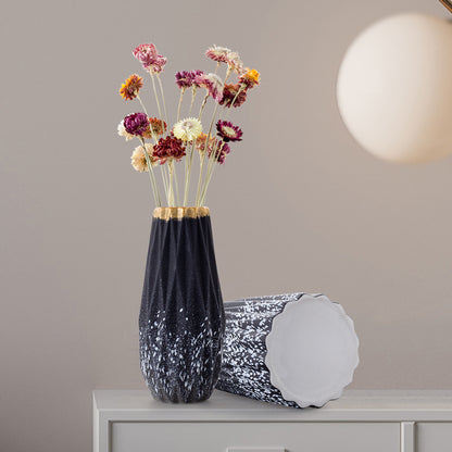 Creative Hydroponic Container Dry Flower Frosted Ceramic Vase Living Room Decoration