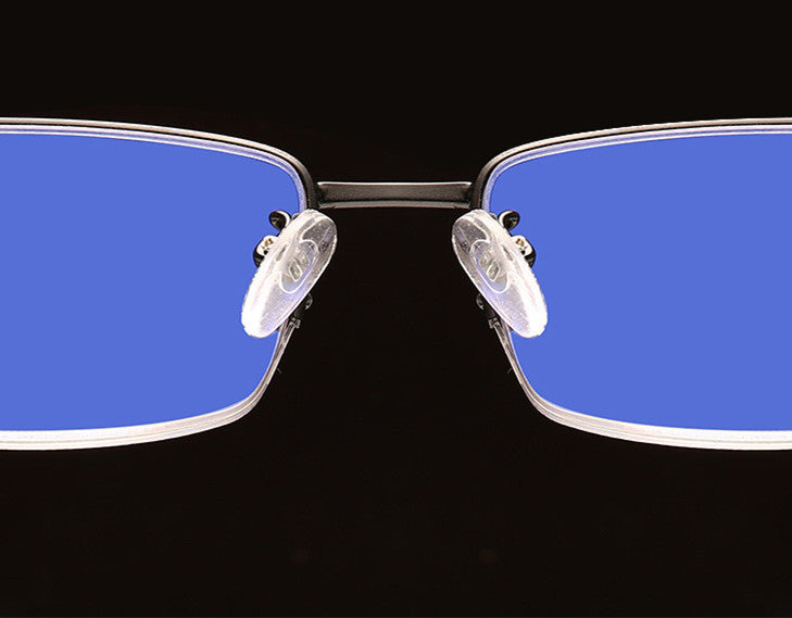 Men's Distance And Near Dual-use Anti-blue Light Memory Frame Reading Glasses