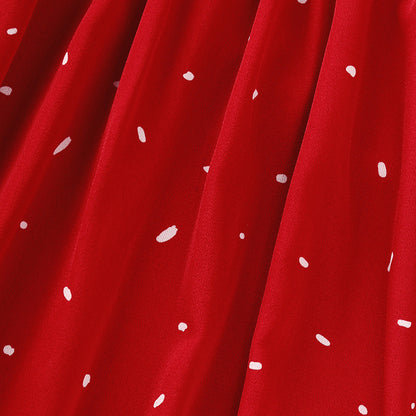 New Korean Version Of The Popular Children's Skirt Short-sleeved Princess Skirt