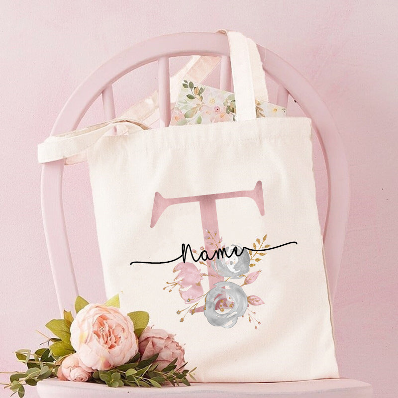 Monogrammed Canvas Bag Women's Tote