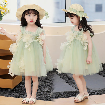 Children's New Flower Costume Sundress