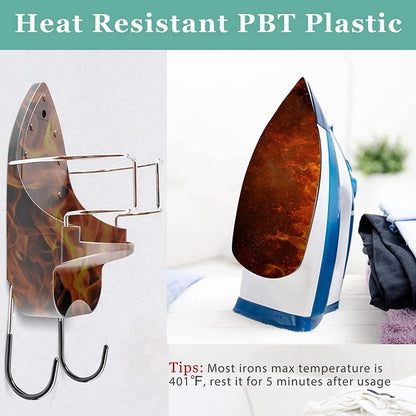Iron Board Hanger Wall Mount Electric Iron Holder Iron And