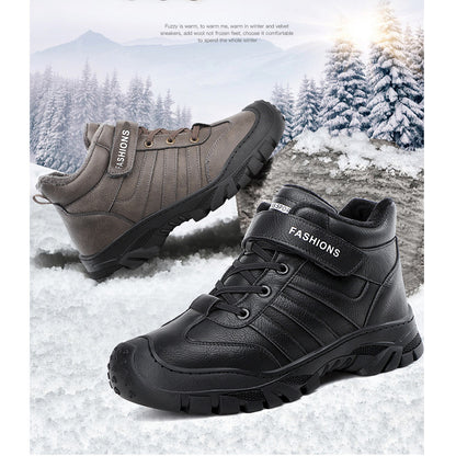 Men's Outdoor Mountaineering Snow Boots In Winter
