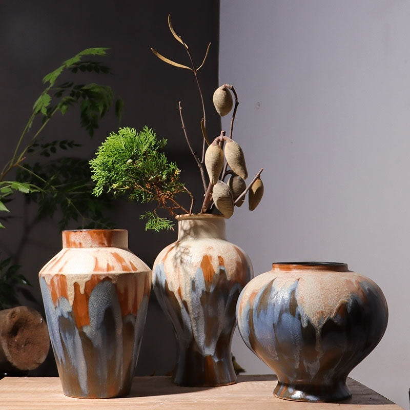 Jingdezhen Ceramic Vase New Chinese Style Water Flower Cultivation