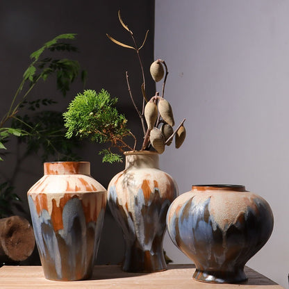 Jingdezhen Ceramic Vase New Chinese Style Water Flower Cultivation