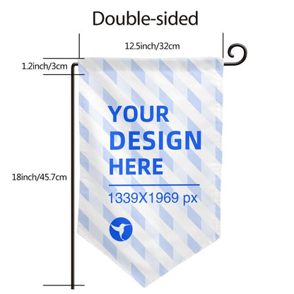 Create Your Own Multi-shaped Rain-resistant Garden Decoration Flag
