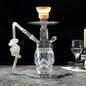 GREEN Arabian Acrylic Hookah With Illuminated Skull LIGHTS