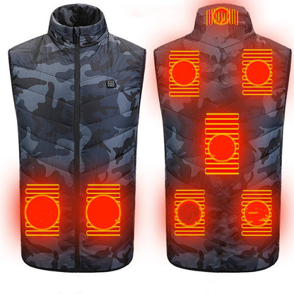 Graphene electric heating vest