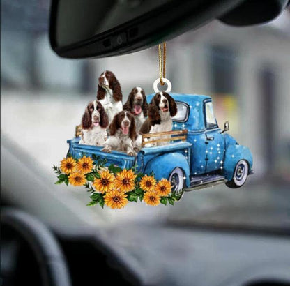 Car Pendant Sleeping Dog Angel Home Decor Acrylic Showcase Hanging Ornaments For Doors