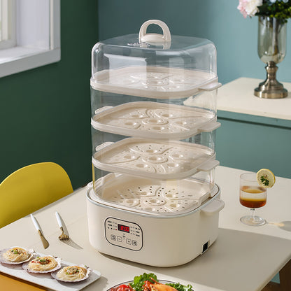 Multifunctional Electric Heating Pot Electric Steamer Multi-layer Household Large Capacity