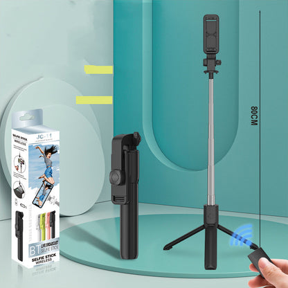 Mobile Phone Bluetooth Self Timer Rod Extension With Fill Light