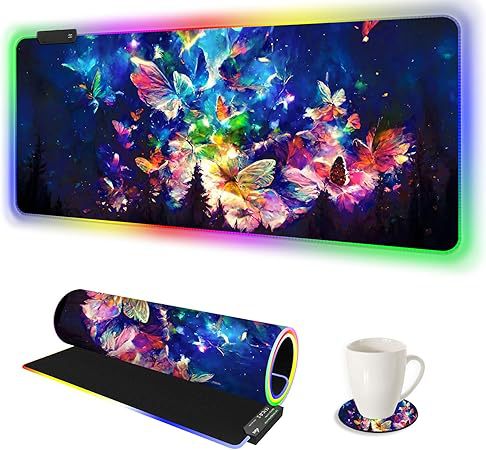 Gaming And Office USB RGB Backlit Mouse Pad