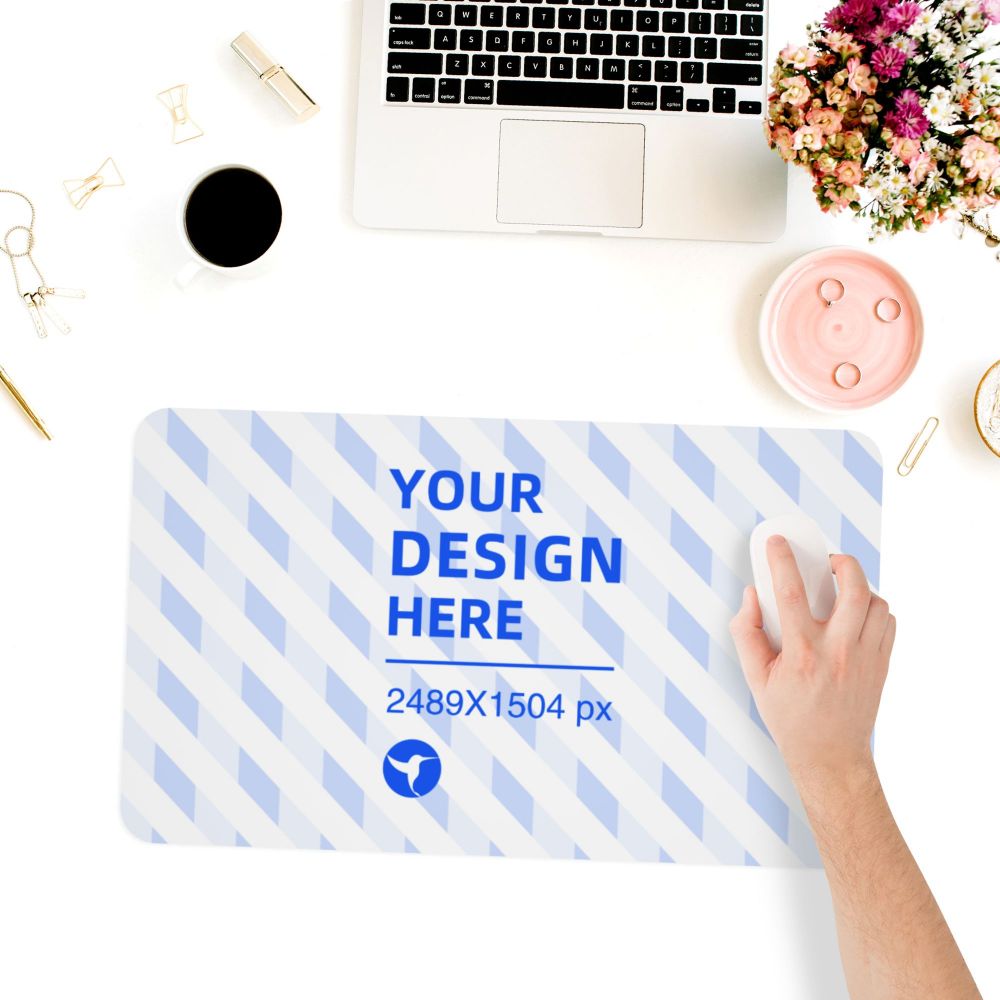 14x24in Horizontal Medium Leather Waterproof Keyboard Pad