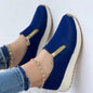 Women Flats Zip Shoes Light Sneakers - FLIPSTYLEZLLC
