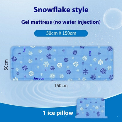 Gel Ice Pad Mattress Cooling Single PVC Cushion