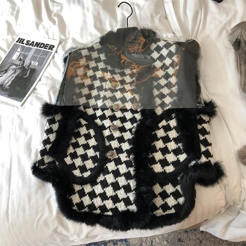 Fleece-lined Warm All-matching Loose Fur Collar Coat