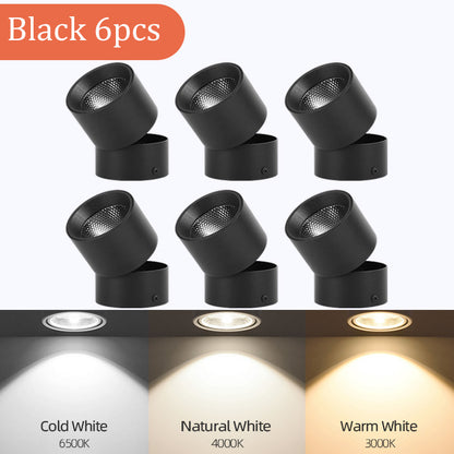 LED Downlight Spotlights Are Open Mounted And Foldable