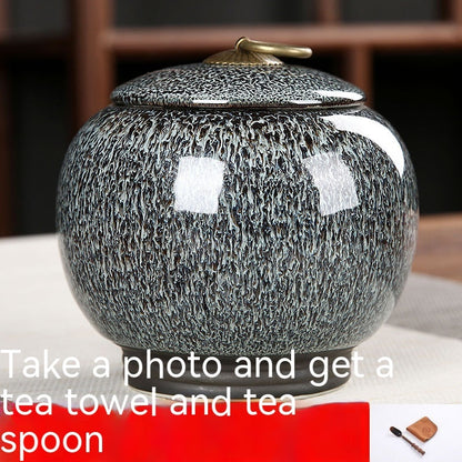 Ceramic Creative Pu'er Tieguanyin Tea Fruit Storage Jar