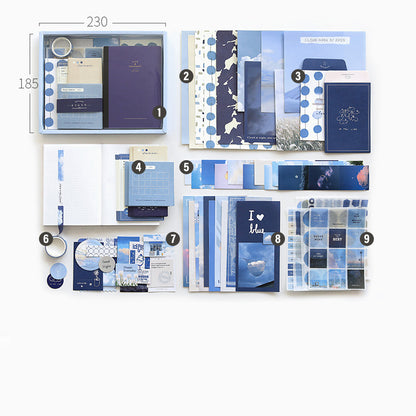 Hand Ledger Gift Box Cute Simple Set Notebook