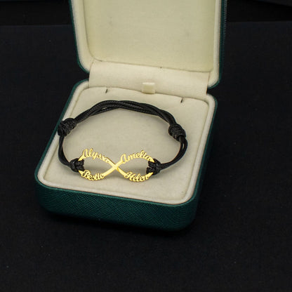 Fashion Gift Lasheng Unlimited Name Bracelet
