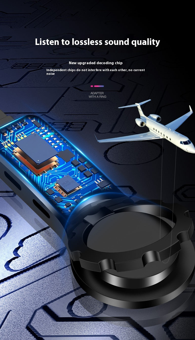 Creative Fastening Ring Charging Music Audio Adapter Cable