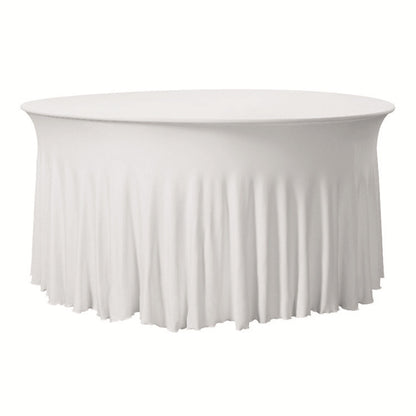 Stretch Table Cover Round Skirt Tablecloth