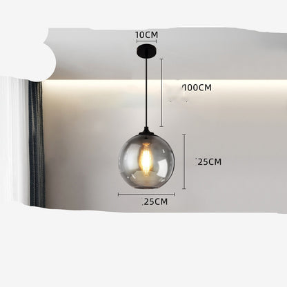 Nordic Creative Glass Chandelier Cafe