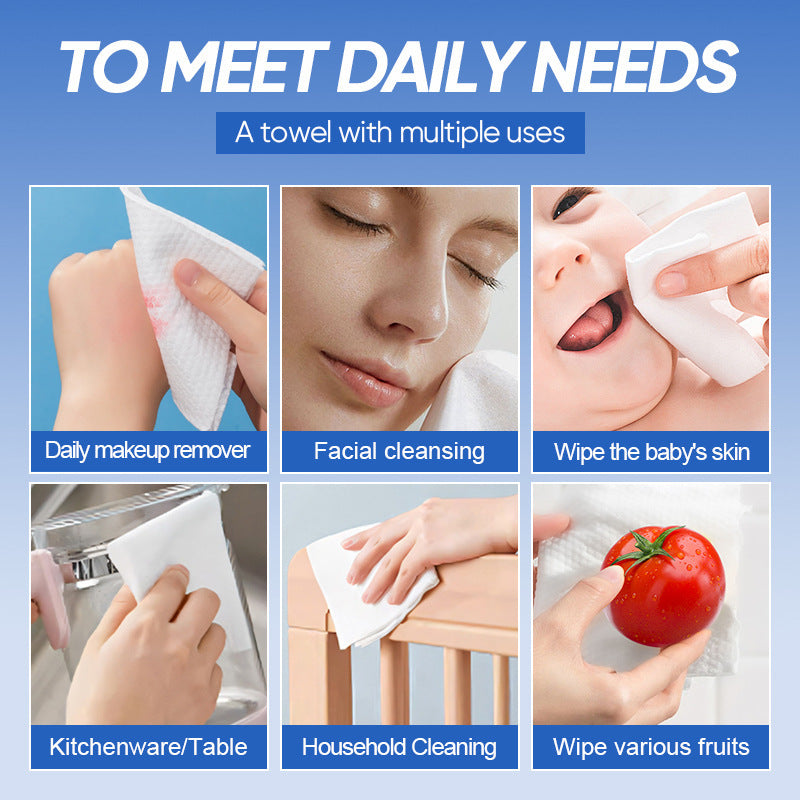 Skin-friendly Mask Towel 80 Pumping Daily Tools Makeup Remover Face Cloth