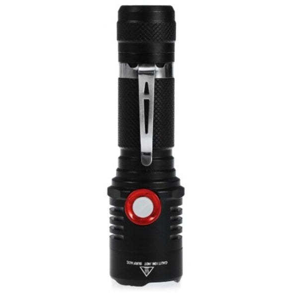 New Aluminum Alloy Rechargeable Flashlight