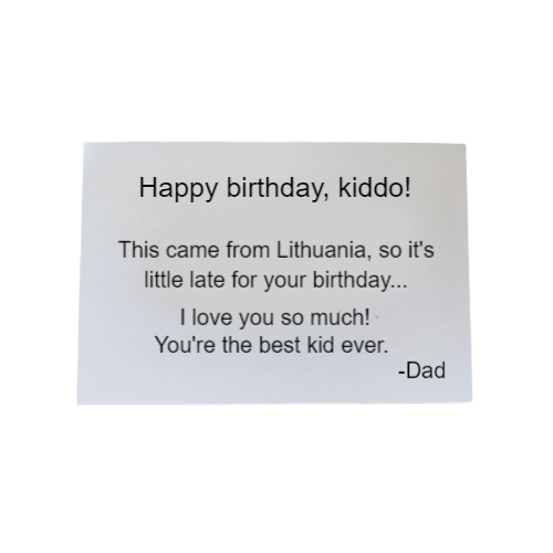 Thank You Gift Creative Paper Card