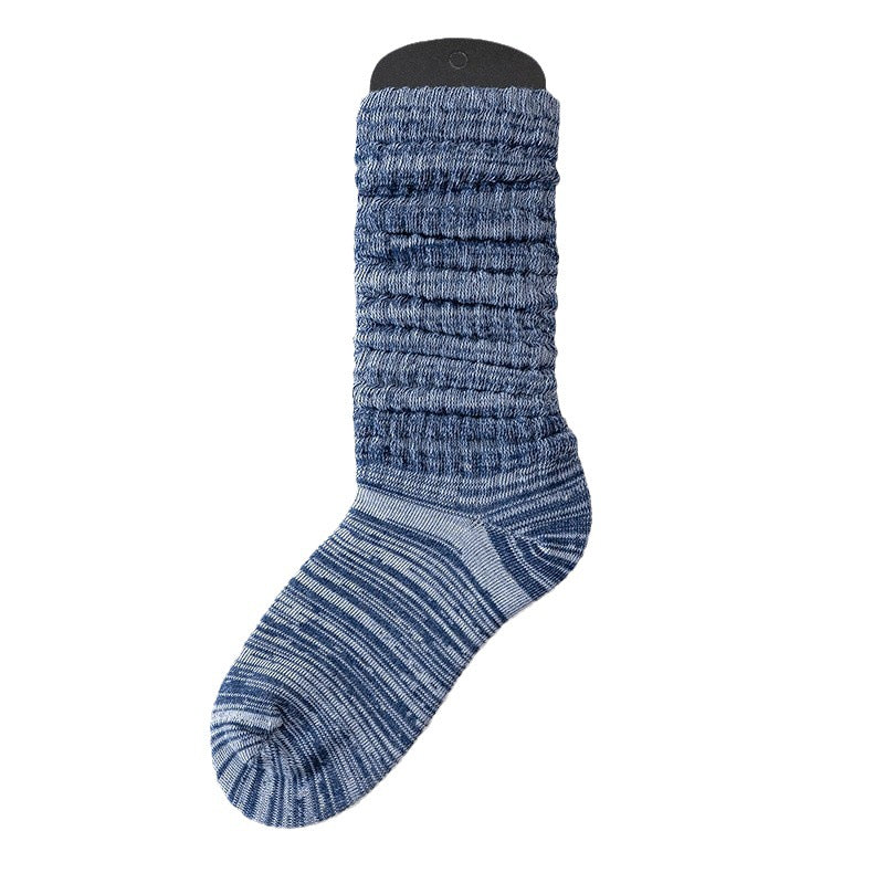Lazy Bunching Socks European And American Extra Thick Fluffy Loop
