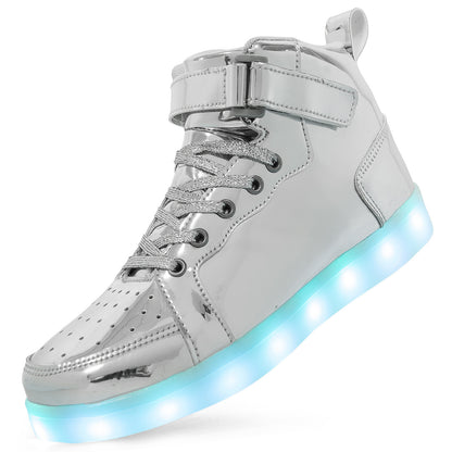 LED Lamp High-top Board Shoe Light Shoes Charging Dancing Shoes